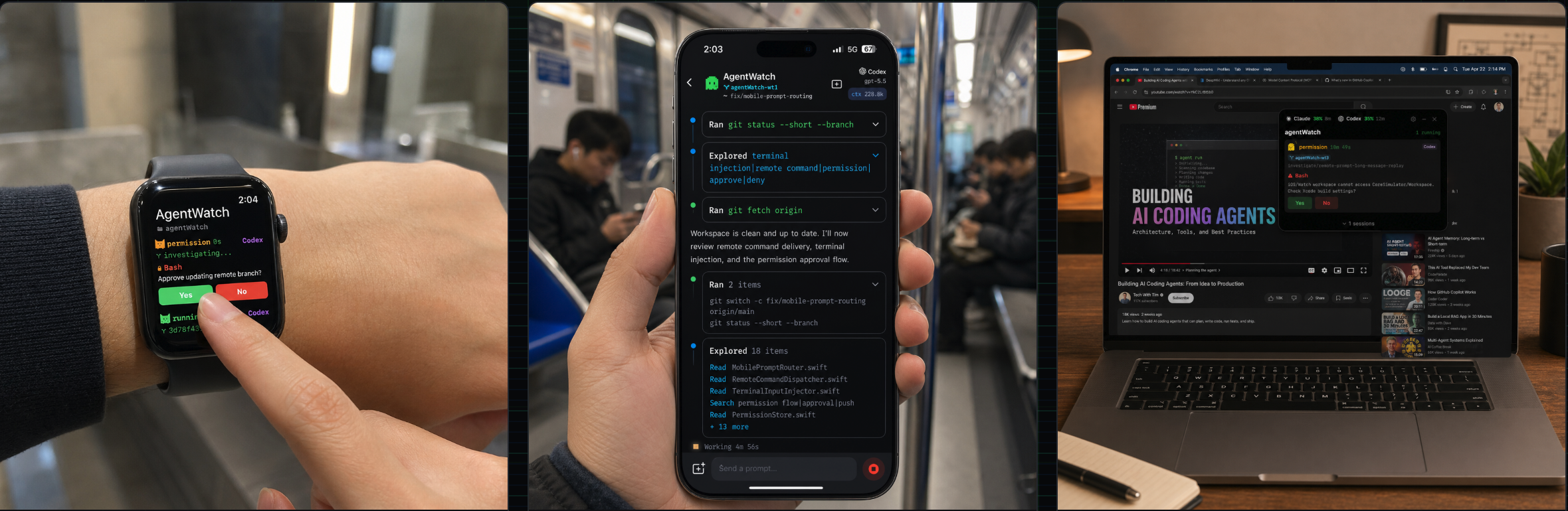 언제 어디서든 AI 에이전트 작업 상태를 확인하세요